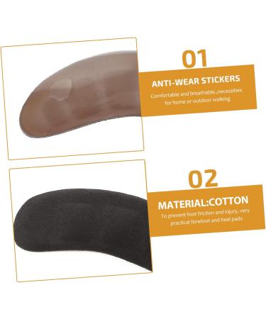 NOLITOY 15 Pairs Anti-Wear Stickers for High Heels | Comfortable Heel Protectors & Wear-Resistant Pads | Flannel Foot Clamp Inserts for Ultimate Comfort - Buy Online on GoSupps.com