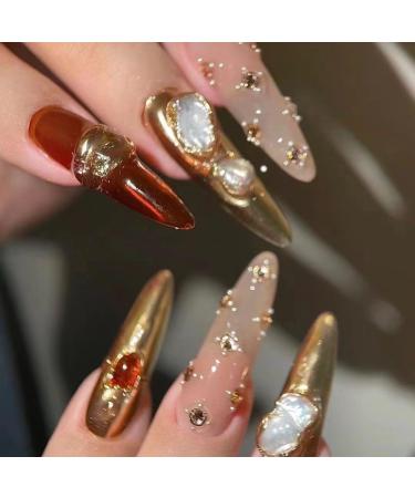 Temperament manicure gorgeous manicure explosions wearing a pointed new nail(S) - Buy Online on GoSupps.com