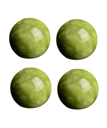 Bdukbduk 4 Pieces Marble Jade Baoding Chinese Health Stress Exercise Balls