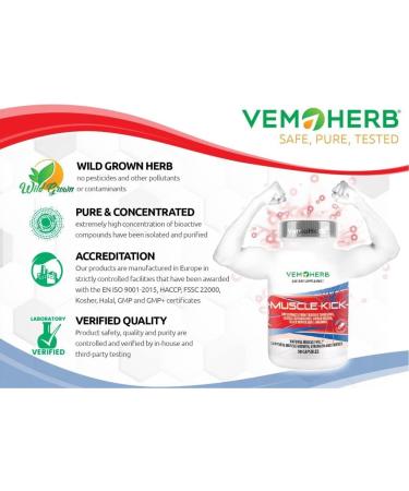 Muscle Kick - Beta Ecdysteron & Bulgarian Tribulus 50:1 Extract | Natural Anabolic for Muscle Building Energy & Power - 90 Capsules - Buy Online on GoSupps.com