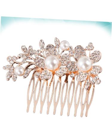 MAGICLULU Bridal Hair Accessory Crystal Hair Accessories Bridal Headpiece Girls Hair Accessories Bridal Hair Accessories Girl Hair Accessories Unique Accessory Alloy Comb Bride - Buy Online on GoSupps.com