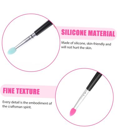WOONEKY 5pcs Silicone Eyeshadow Brush Creme Eyeshadow Stick Cream Makeup Brush Cream Applicator - Buy Online on GoSupps.com