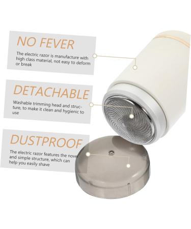 Balacoo 4 Sets Razor Vibrissa Trimmer - Electric Beard Trimmer for Men - Safety Shaver & Facial Hair Care - Travel Essential in White Aluminum Alloy - Buy Online on GoSupps.com