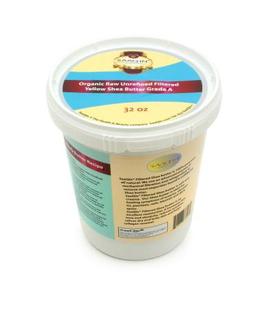 Filtered Super Creamy Yellow Shea Butter - 32 Oz