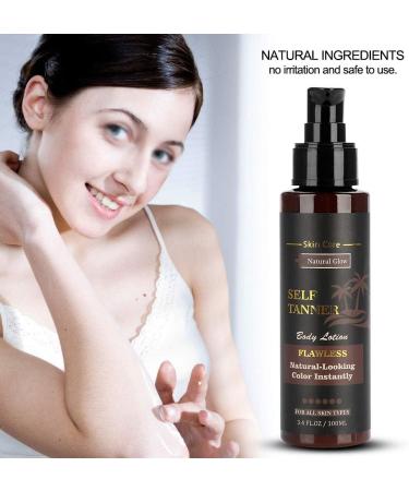 Self Tan Body Cream 100ML Self Tanner Longlasting Moisturizing Sunless Tanning Lotion Body Cream Sunbed Tanning Accelerator Cream Sunless Tanning Lotion - Buy Online on GoSupps.com