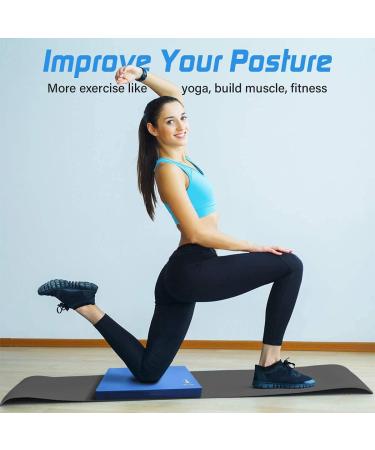5BILLION XL Foam Balance Pad for Physical Therapy & Yoga - Non-Slip Exercise Pad for Fitness & Stability Workouts - Blue, Large Size (19.6 x 15.7 x 2.4) - Buy Online on GoSupps.com