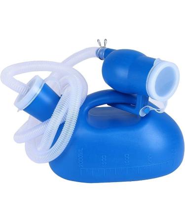 Urine Bottle for Men and Women Urine Bottles for Men Portable Potty Pee Bottle 2000 ML-with 1.5m Transparent Tube- for Home Camping Car Travel -Caliber 6cm