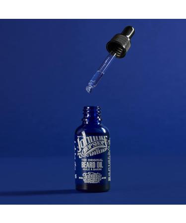 Johnny's Chop Shop Beard Oil - Lightly Scented with Almond Oil (30ml) - Buy Online on GoSupps.com
