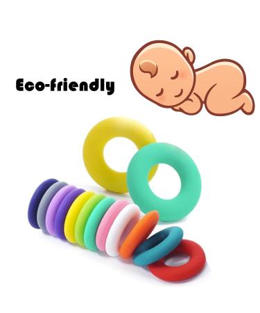 Kau-Bite Ring Necklace - Donut Shape Silicone Chewing Tool for Kids & Adults with ADHD Autism & Biting Needs - 4 Pack Sensory Care Solution - Buy Online on GoSupps.com