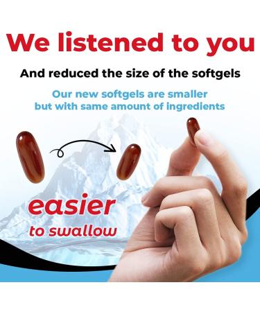 Antarctic Krill Oil 1600mg with Astaxanthin 2mg- Omega 3 Fatty Acids EPA DHA- Supports Healthy Joints, Hair, and Skin- Lemon Flavored Non GMO - 60 Softgels - Buy Online on GoSupps.com