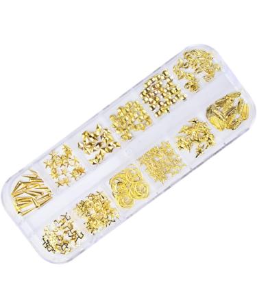 Housoutil 2 Boxes Nail Art Decoration Manicure Decoration Nail Decor Metal Kid Hair Diy Nail Accessories Nail+polish Spider Vein Glamorette Crown for Girls Rose Gold Nail Drill - Buy Online on GoSupps.com