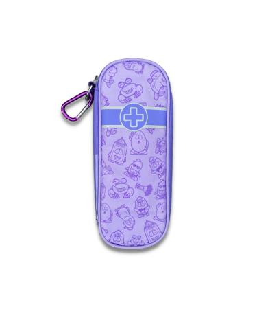 AllerMates Children's Premium Medical Allergy Kids Carrying Case for EpiPen or Auvi-Q and Benadryl