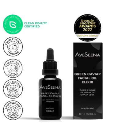 Buy Green Caviar Facial Oil Elixir | 100% Natural Anti-Aging Serum | Youthful Glow 1 fl oz - Buy Online on GoSupps.com