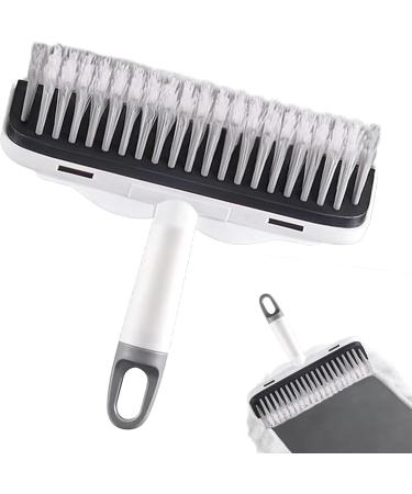 Fovolat Bathroom Squeegee Brush | 2-in-1 Bathroom Floor Scrubbing Scrape Brush Heavy-Duty Squeegee Brush for Enhanced Cleaning Efficiency for Deck Garage - Buy Online on GoSupps.com