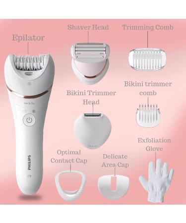 Philips Women's Epilator: Facial Hair Removal, Shaver & Trimmer, Leg Hair Remover - Cordless & Rechargeable - Buy Online on GoSupps.com