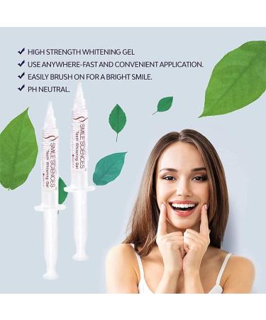Smile Sciences Teeth Whitening Gel Refill Syringe - Fast Results, Remove Stains, Peppermint Flavor - Buy Online on GoSupps.com