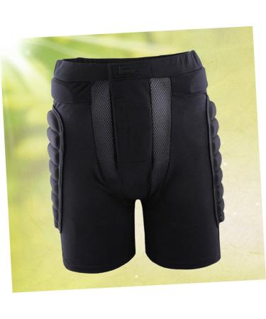 Besportble 3D Padded Shorts for Skiing Skating & Hockey - Black Short Pants for Ultimate Comfort - Buy Online on GoSupps.com