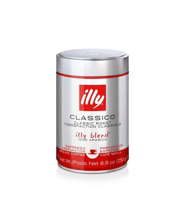 Buy Illy Espresso 100% Arabica Coffee - Medium Roast Ground 12x250g Can (Pack of 12) | International Shipping Available - Buy Online on GoSupps.com