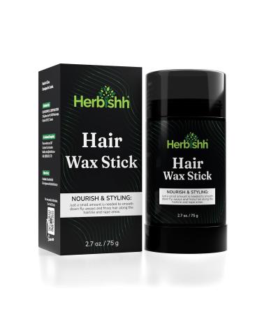Herbishh Hair Wax Stick For Women & Men - Nourish & Styling Slick Wax Stick for Hair Smoothing Flyaway Controls Frizzy Hair Perfect for Hairline and Nape Area Wax Stick for Hair Fly Away 2.7 OZ