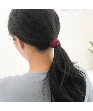 Liujzzj 30-Piece Cotton Hair Tie Set for Women - Colorful Ponytail Bands & Hair Rubber Bands - Buy Online on GoSupps.com