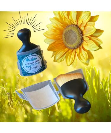 SunScreen Facial Cream Application Brush | Full Coverage Soft Brush with Protective Case - Buy Online on GoSupps.com