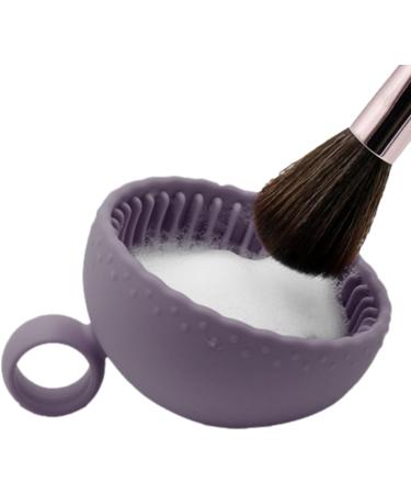 Brush Cleaner Pads Makeup Brush Cleaner Bowl Silicone Make Up Cleaner Portable Washing Cosmetic Bowls Easy To Clean Makeup Brush Bowls Brush Washing Bowl For Girls Fast Make Up Cleaning Lavender - Buy Online on GoSupps.com