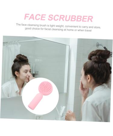 Didiseaon Silicone Face Brush Silicone Handheld Face Brush Exfoliating Face Scrubber Facial Scrub Brush Silicone Scrubber Silicone Face Scrub Face Scrubbers Pores Silica Gel 3d 11x5cm Pink - Buy Online on GoSupps.com