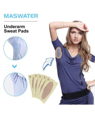Invisible Underarm Sweat Pads 5 Pcs | Antiperspirant Sticker for Men & Women | Disposable Absorbent Deodorant Prevention Pad - Buy Online on GoSupps.com