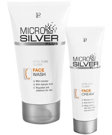 LR Microsilver Facial Care Set (150 ml Facial Wash Cream & 50 ml Facial Cream)
