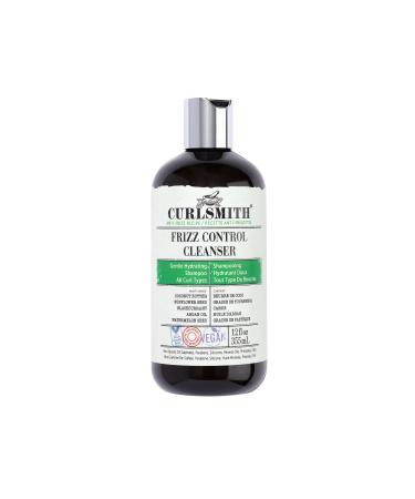 CURLSMITH - Frizz Control Cleanser Gentle Hydrating Hair Shampoo for All Curl Types Long Lasting Frizz Control Vegan 355ml/12 fl oz