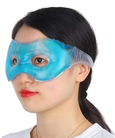 Cooling Eye Mask - Reusable Anti-Fatigue Cold & Hot Compress for Dark Circles | Relieve Tired Eyes - Buy Online on GoSupps.com