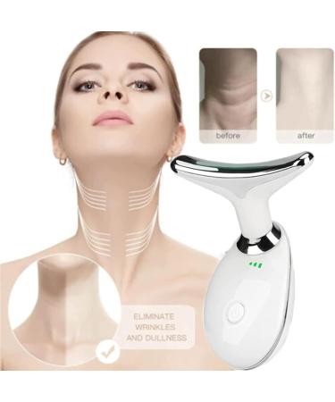 Neck Face Massager Neck Face Beauty Device Red Light Therapy for Face Facial Lift Portable Face Massager for Skin Care for Anti-Aging Lifting and Tightening Sagging Skin (Red) - Buy Online on GoSupps.com