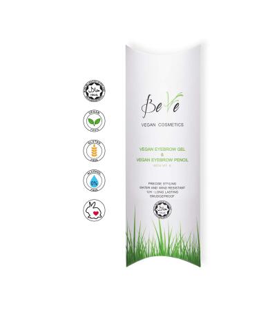 BeVe Vegan Eyebrow Gel & Pencil - Long-Lasting Eco-Friendly Brow Products for Perfect Eyebrows - Buy Online on GoSupps.com