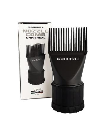 GAMMA+ Professional Hair Dryer Comb Attachment - 32 Teeth Black | Fits 1.5 Diameter Dryers - Buy Online on GoSupps.com