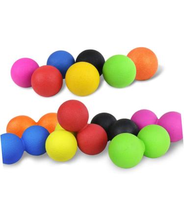 Magiclulu 3ST Massage Ball - Peanut Ball Acupressure & Yoga Roller for Body Relaxation Foot Massage & Gym Use - Buy Online on GoSupps.com