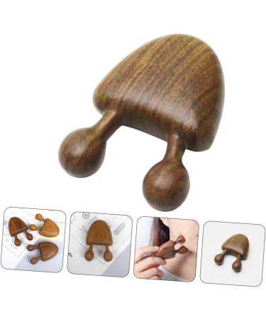Minkissy Facial Massage Comb & Gua Sha Tool - Green Sandalwood Trigger Point Massager for Skincare & Relaxation - Buy Online on GoSupps.com