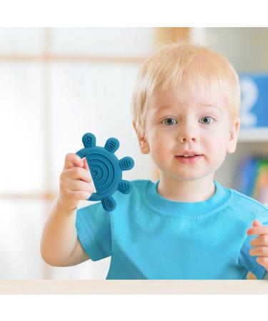 Silicone Baby Bite Ring Toys | A/R Moving Tooth Pacifier - Soothing Dentition & Finger Flexibility - Buy Online on GoSupps.com