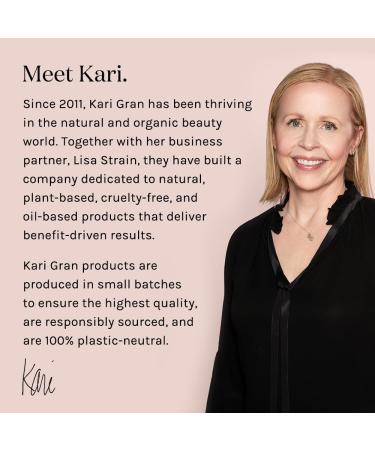 Kari Gran Lip Whip | Moisturizing Lip Balm with Organic Oils | Peptide Smoothing | Rich Buttery Texture Hydrates & Protects | Non-GMO Organic Ingredients Made in USA Barely There Vanilla - Buy Online on GoSupps.com
