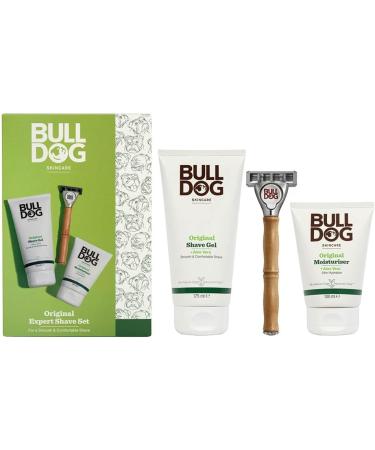 BULLDOG Skincare Original Expert Shave Gift Set for Men - Smooth & Comfortable Shave - Buy Online on GoSupps.com