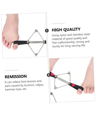 Healvian Orthopedic Bunion Splint | Foot Thumb Corrector Night Straightener | Stainless Steel Nylon Brace | 1pc - Buy Online on GoSupps.com