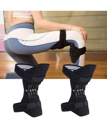 Knee Pad 1 Pair - Power Lift Joint Support Brace with Rebound Spring Force | Ultimate Running Leg Band for Enhanced Comfort - Buy Online on GoSupps.com