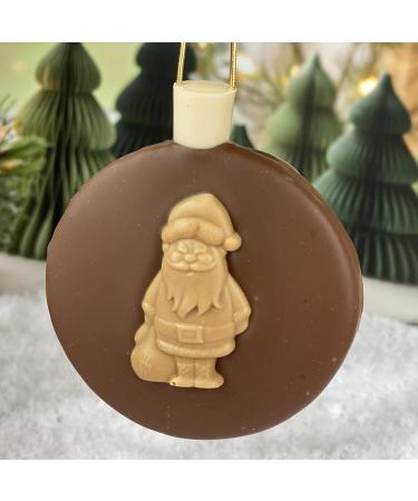 chocodic Praline feuillet e ball - Christmas mold - Chocodic artisanal Christmas chocolate (Milk chocolate coating)
