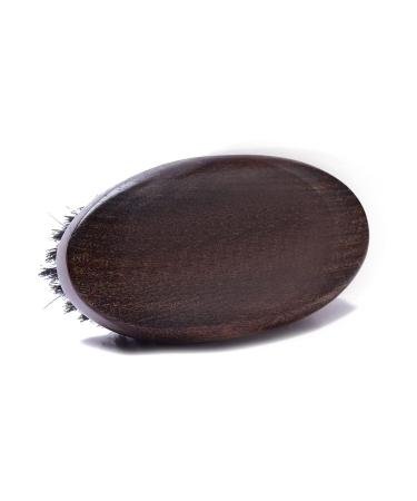 Bestalice Wild Boar Bristle Beard Brush Set - 2 Pieces Black Wooden Handle for Fur Care & Softening Face Hair Classic Walnut Style - Buy Online on GoSupps.com
