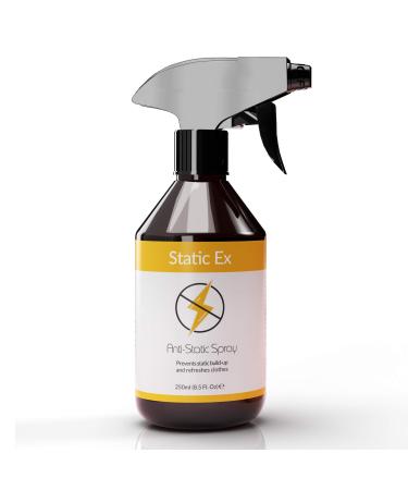 Staticex Anti Static Spray for Clothes - Ideal Anti-Static Spray Serving As A Wrinkle Release Spray & Crease Release Spray for Clothes Effective Fabric Refresher Spray & Odour Remover 250ml