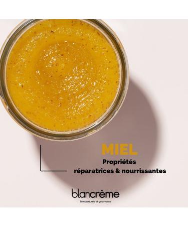 Blancr me Body Peeling Scrub for Her - 175ml Honey Sugar & Almond Shells | 95.8% Natural Ingredients | French Body Care - Buy Online on GoSupps.com