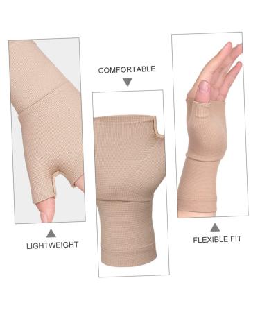 Buy 1 Pair Khaki Carpal Tunnel Compression Wrist Braces & Supports - Enhanced Comfort & Relief for Pain | International Shipping Available - Buy Online on GoSupps.com