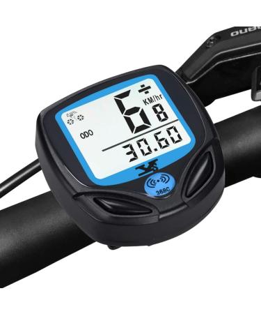 Buy Waterproof Wireless Bicycle Computer | Digital Kilometer Counter with LCD Backlight & Auto Wake | International Shipping Available - Buy Online on GoSupps.com