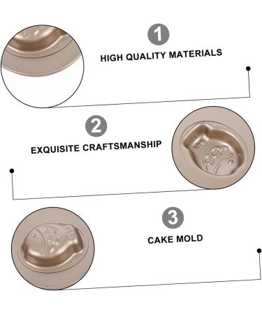 Milisten 3pcs Cake Mold 6 Cavity Baking Pan Chocolate Covered Cookies Metal Trays Stencils for Fondant Mold Cake Baking Pan Roasting Pan Non Stick Baking Pan Child Soap Carbon Steel Candy As Shownx3pcs 26.4X18.4X2.2CMx3pcs - Buy Online on GoSupps.com