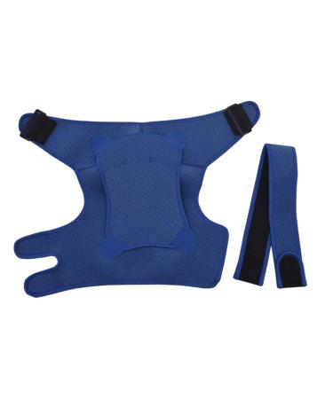 Amagogo shoulder support shoulder protection adjustable compression sleeves for men and women shoulder support belt for gym fitness sport dark blue s
