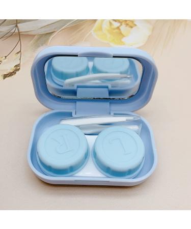 Sioppkik 4 Pack Travel Contact Lens Case Set with Mirror & Tweezers | Portable Lenses Container for Home & Travel - 4 Colors - Buy Online on GoSupps.com